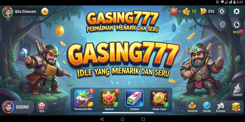 Tampilan gameplay GASING777 yang menarik dan menghibur.