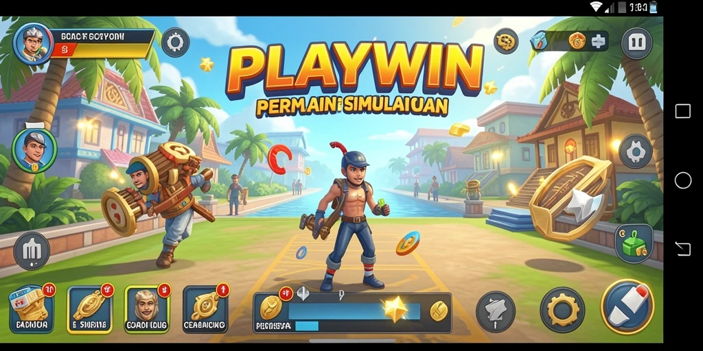 Tampilan gameplay PLAYWIN yang memikat dan interaktif.