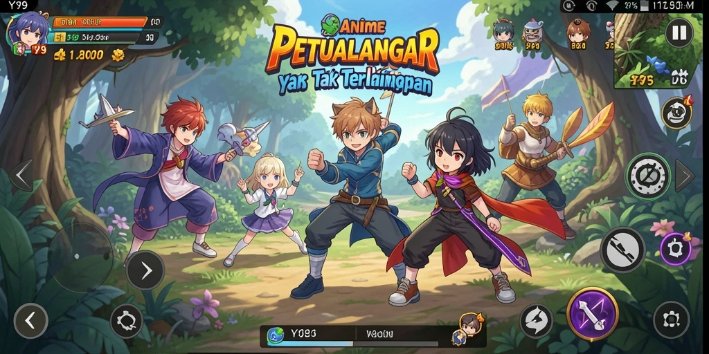 Tampilan menakjubkan dari gameplay Anime Y89 yang mengesankan.
