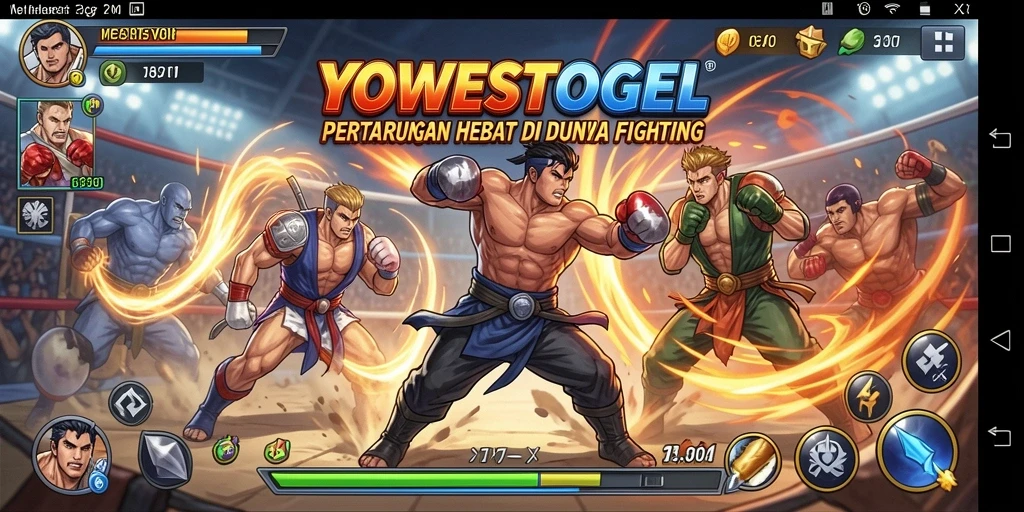Tampilan gameplay YOWESTOGEL yang menegangkan dan mendebarkan.